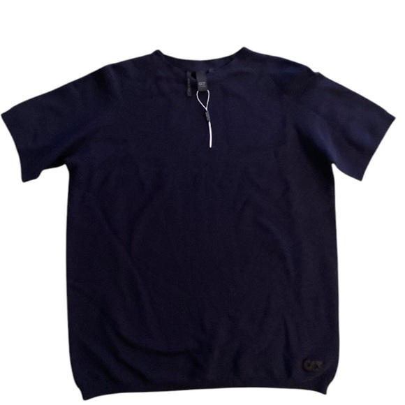 AlphaTauri 3D Knit Short Sleeve Luxury Shirt NWT Men’s Made in Italy - Picture 3 of 11